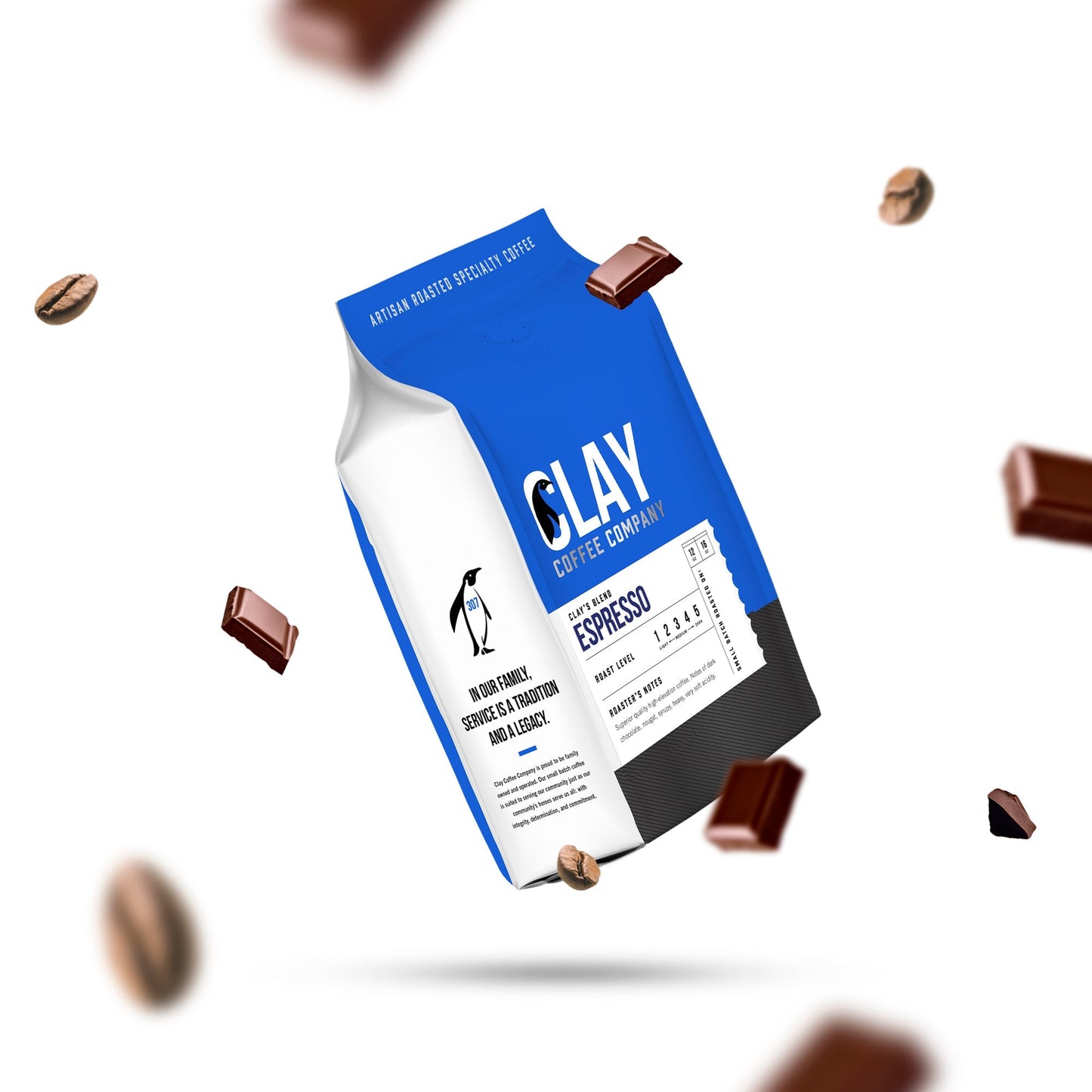 
                  
                    Clay Coffee Co. Chocolate ESPRESSO BLEND
                  
                